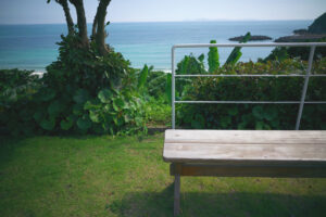 屋外長椅子 CAFE「StopBy」鹿児島県出水郡